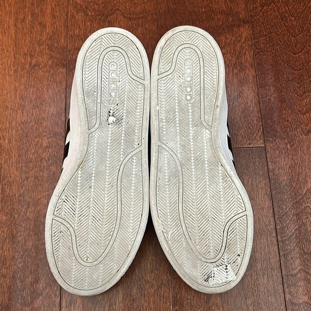 Adidas Women’s Neo Cloudfoam White and Black Classic Sneakers, Size and 8.5 - Picture 12 of 16
